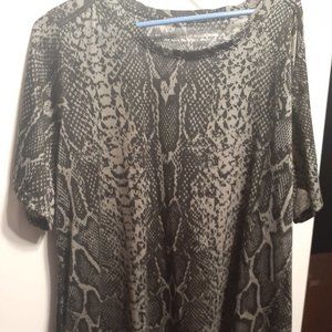 NWT Snakeskin Print T-Shirt